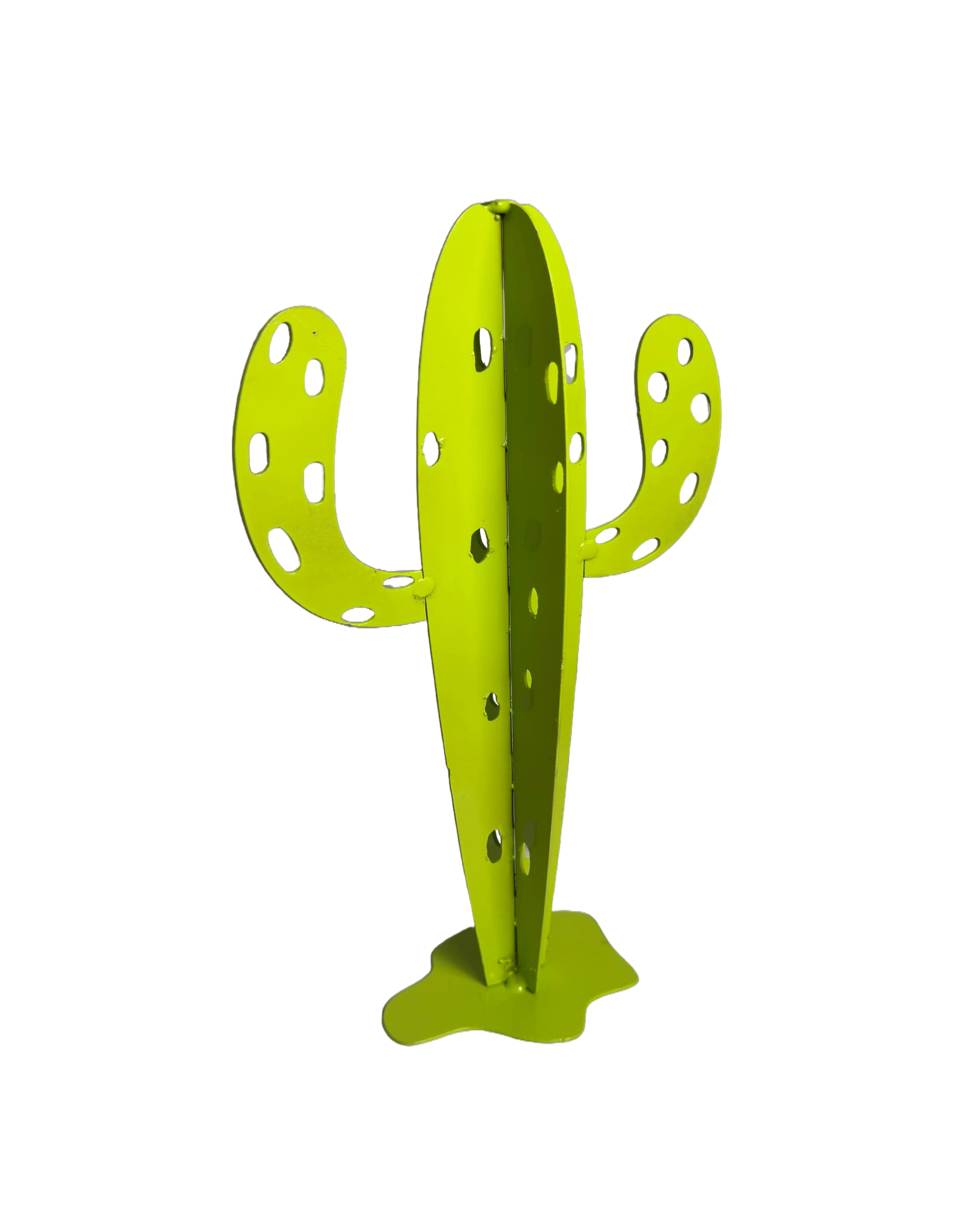 The Iron Bloom – 10.75" Artisan Steel Cactus Ornament Handcrafted Desert Indoor Plant Art